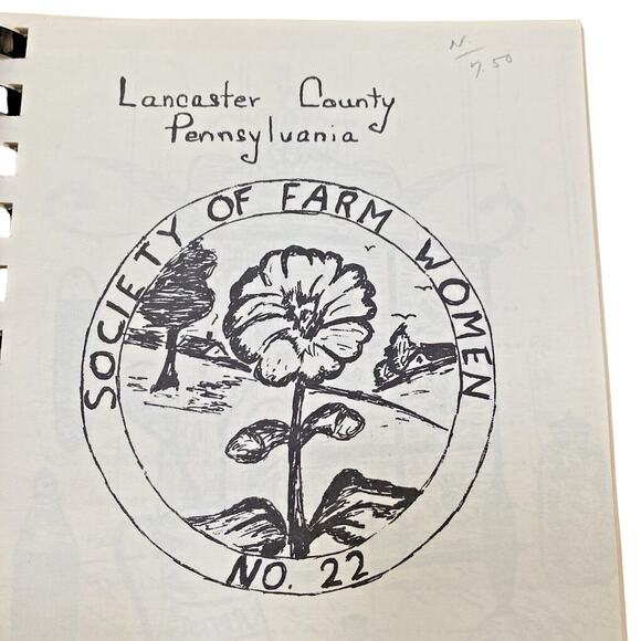 Lancaster Co PA Cookbook The Dinner Bell Rings Again! Society of Farm Women 1981 - Picture 3 of 7